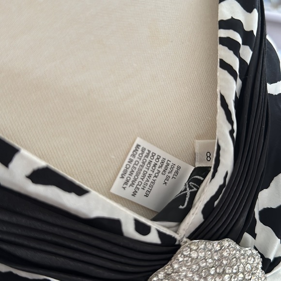 La Femme evening gown/dress sz8 with open back Prom - Picture 7 of 7